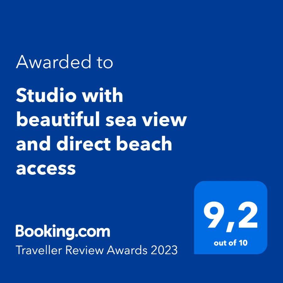 Studio With Beautiful Sea View And Direct Beach Access Cannes Exterior foto